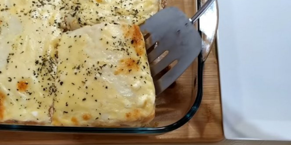 RUČAK NA BRZINU! Evo kako da napravite jednostavne i sočne lazanje sa šunkom i sirom!