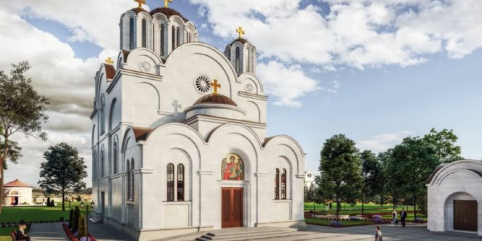 NA BAGDALI NIČE NOVI SABORNI HRAM! Nastavljena gradnja Svetih Arhangela u Kruševcu