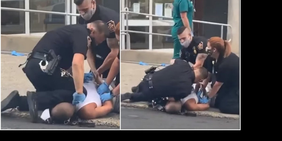 NOVI SLUČAJ POLICIJSKE BRUTALNOSTI U AMERICI! Demonstrantni besni, traže da policajce odmah suspenduju! (VIDEO)