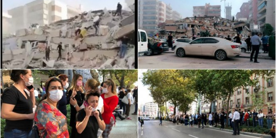 (VIDEO/FOTO) APOKALIPTIČNI PRIZORI NAKON ZEMLJOTRESA U TURSKOJ! Zgrade padale kao da su od papira, CUNAMI POTOPIO ULICE