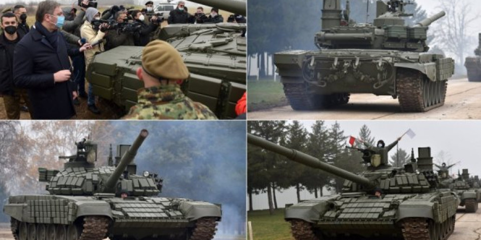 (FOTO/VIDEO) PUTINOVE MOĆNE MAŠINE! Pogledajte kako izgledaju tenkovi koje je Srbija dobila od Rusije - JEDNI OD NAJBOLJIH U ISTORIJI