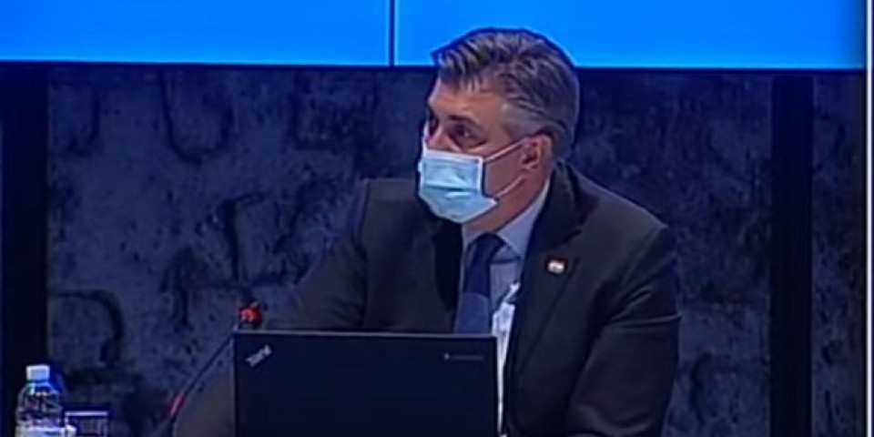 ZEMLJOTRES PRODRMAO I HRVATSKU VLADU! Pogledajte trenutak potresa na sednici vlade, Plenković odmah reagovao! /VIDEO/