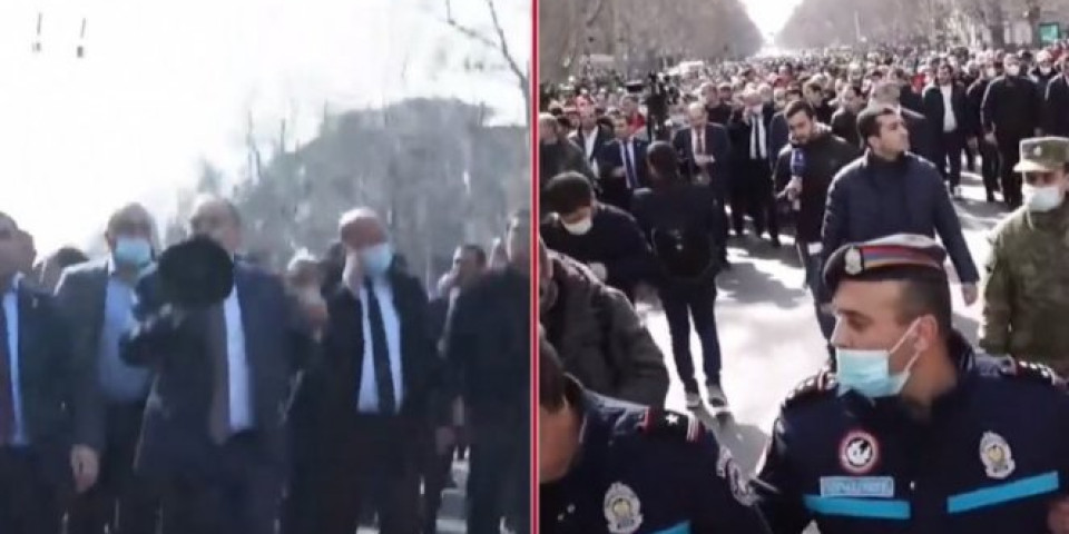 TENZIJE U JERMENIJI! Borbeni avioni nadleću Jerevan, premijer optužuje vojsku za puč /VIDEO/