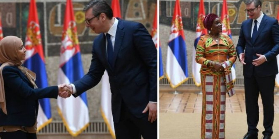 Vučić primio akreditivna pisma ambasadora koji pokrivaju Republiku Srbiju na nerezidencijalnoj osnovi!
