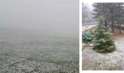 SNEŽNE PAHULJE PREKRILE TARU I ZLATIBOR! Na planinama pada prvi sneg i prema prognozi nastaviće da veje/VIDEO/FOTO/