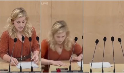 POSLANICA SE SRUŠILA USRED RASPRAVE O KURCU! Drama u austrijskom parlamentu /VIDEO/