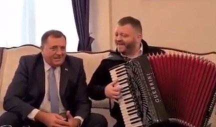 "NEMA TE VIŠE ALIJA" Dodik ispunio obećanje i u Predsedništvo doveo harmonikaša /VIDEO/