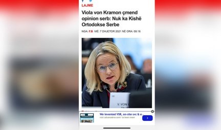 Šiptarski mediji slave Grigorija i Violu: Nema više Srpske pravoslavne crkve!