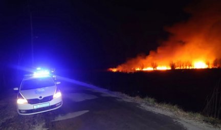 Ugašen požar kod Rakovca! Izgorelo 50 hektara niskog rastinja