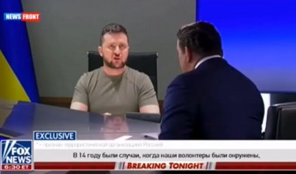 (VIDEO) ONI SU TO ŠTO JESU... Zelenski šokirao američkog novinara odgovorom o Azovu, ovaj snimak je ISEČEN sa Foks kanala!