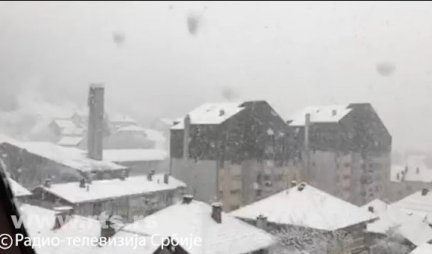 (VIDEO) SRBIJA ZAVEJANA U APRILU! Sneg pao u ovom delu zemlje, hladni talas nema milosti!