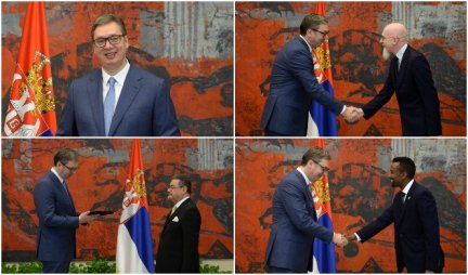 Vučić primio akreditive novoimenovanih ambasadora!