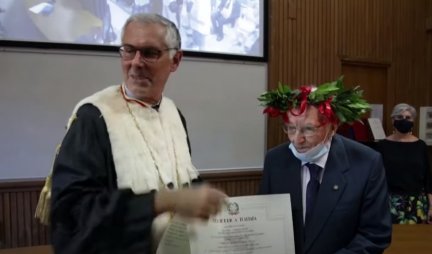 NIKADA NIJE KASNO! Italijan Đuzepe Paterno magistrirao sa 98 godina (VIDEO/FOTO)