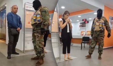 TALAČKA KRIZA U GRUZIJI! Naoružani muškarac opasan eksplozivom drži 12 ljudi kao taoce u banci! (VIDEO)