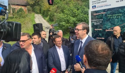 NAKON OVIH OSAM, STIŽE JOŠ 20 KILOMETARA PUTA! Vučić tokom obilaska rekonstruisanog lokalnog puta u Moravičkom okrugu najavio nove projekte