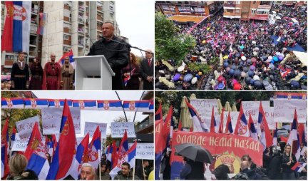 ZAVRŠEN NAJVEĆI SRPSKI SKUP NA KIM PESMOM OVO JE SRBIJA! Vijorile se srpske zastave - 10.000 Srba poručilo: DOSTA NAM JE KURTIJEVOG TERORA!