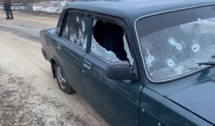 (UZNEMIRUJUĆI VIDEO) FSB objavila snimak automobila na koje su pucali ukrajinski diverzanti u Brjanskoj oblasti