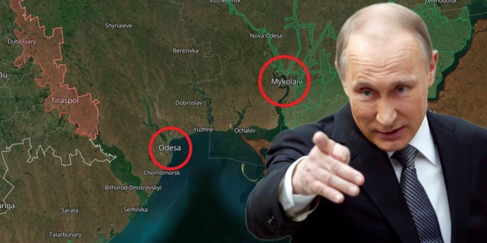 Rusija krči put ka Odesi! Putin neće dozvoliti Zapadu da mu otme ključni grad za kontrolu Crnog mora!