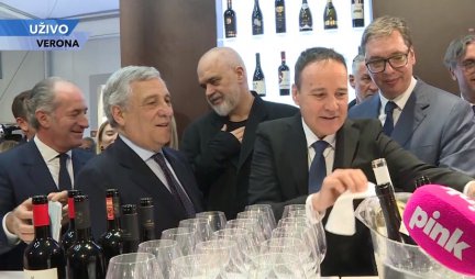 Vučić na Sajmu vina u Veroni: Mi smo toliko naperedovali u vinskoj tehnologiji, to je na ponos građana Srbije! (VIDEO)