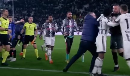 HAOS I TUČA NA KRAJU DERBIJA! Lukaku sve zakuvao, Slovenac hteo da bije igrača Juventusa! (VIDEO)