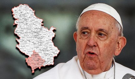 POGLAVAR RIMOKATOLIČKE CRKVE ODJAVIO PRIŠTINU! Papa Franja: 'Kosovo' nije prava država