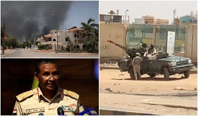 (VIDEO) POBUNJENICI U SUDANU POVEZANI SA VAGNEROM?! Žestoki okršaji u Kartumu, RSF zauzeo PREDSEDNIČKU PALATU i aerodrom!