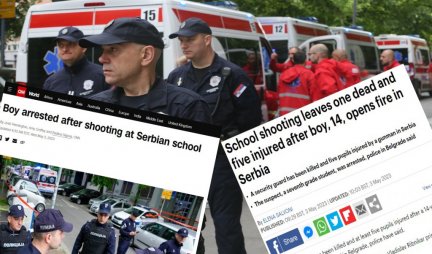 REAKCIJE SVETSKIH MEDIJA NA MASAKR U BEOGRADU! "Sedmak iz očevog pištolja pucao po učenicima, uplašeni roditelji traže svoju decu!"