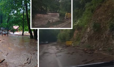 POPLAVNE BUJICE OSTAVILE PUSTOŠ! Posle jakog nevremena podivljali potoci i reke u okolini Majdanpeka, PREKINUT ŽELEZNIČKI SAOBRAĆAJ (VIDEO)