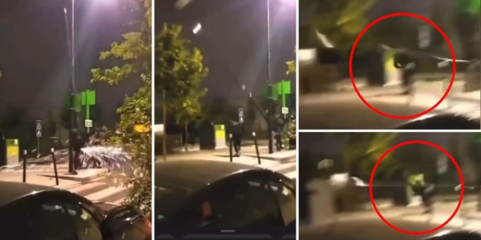 (UZNEMIRUJUĆ VIDEO) U Francuskoj jeziva noć! Demonstranti sekli banderu, a ovakav udarac bukvalno lomi kičmu!