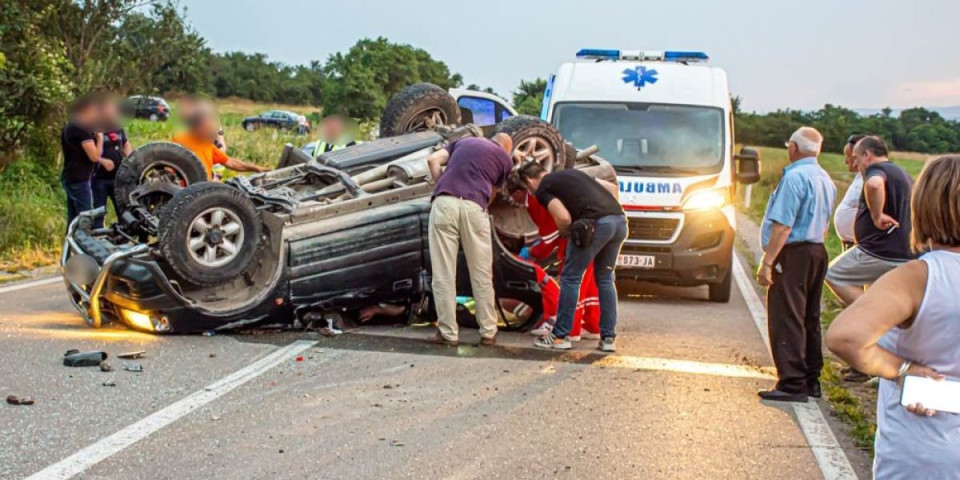 Jeziv udes kod Boljevca! Poginuo vozač (FOTO)