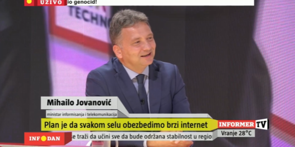 Srbija ide u korak sa vremenom, uveli smo nacionalnu platformu za razvoj veštečke inteligencije! Ministar Jovanović na Informer TV o novim tehnologijama