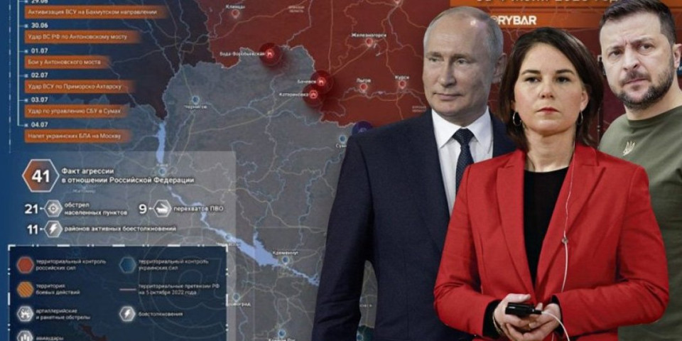 Budi se Nemačka: Putin će ih uništiti! Berbok dobila pljusku preko nosa nakon objave o Ukrajini!
