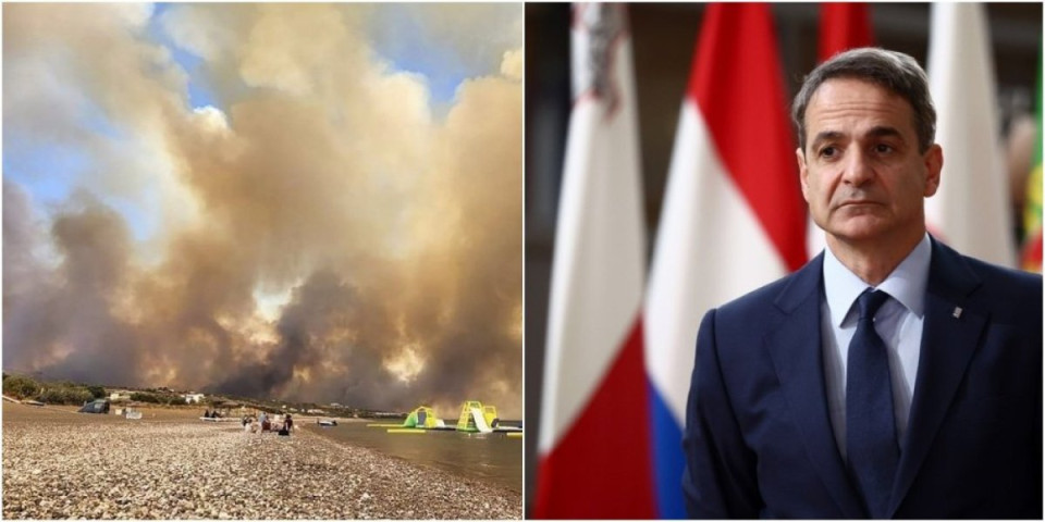 Grčka u ratu sa vatrenom stihijom! Premijer Micotakis: Uprkos širenju požara, nijedan život nije izgubljen!