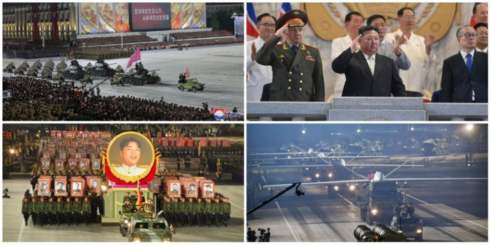 Brutalna poruka Americi! Rusija i Kina uz Severnu Koreju, veličanstvene scene sa vojne parade u Pjongjangu! (FOTO, VIDEO)