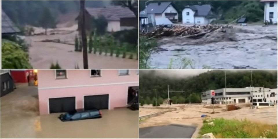 Ima mrtvih u Sloveniji, vojska aktivirala poseban plan! Stravične poplave nose puteve, mostove! (FOTO, VIDEO)