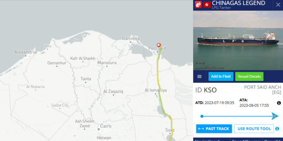 Izbegnuta katastrofa u Sueckom kanalu! Tekljač potonuo nakon sudara sa tankerom koji je prevozio 52.000 tona tečnog gasa