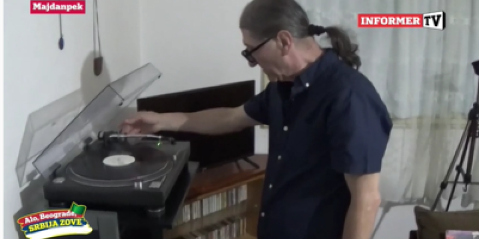 (VIDEO) Muzika je za njega život! Mića ima više od 500 LP ploča i sluša ih na gramofonu i danas
