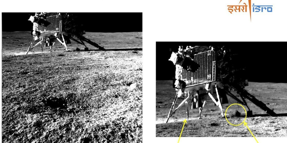 Lunarni rover misije "Čandrajan-3" prebačen u režim spavanja do 22. septembra