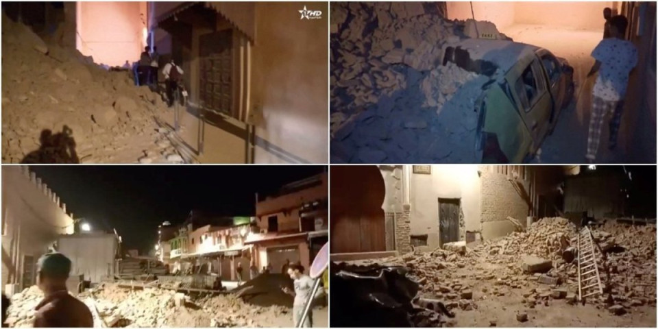 Jak zemljotres razorio Maroko! Veliki broj poginulih