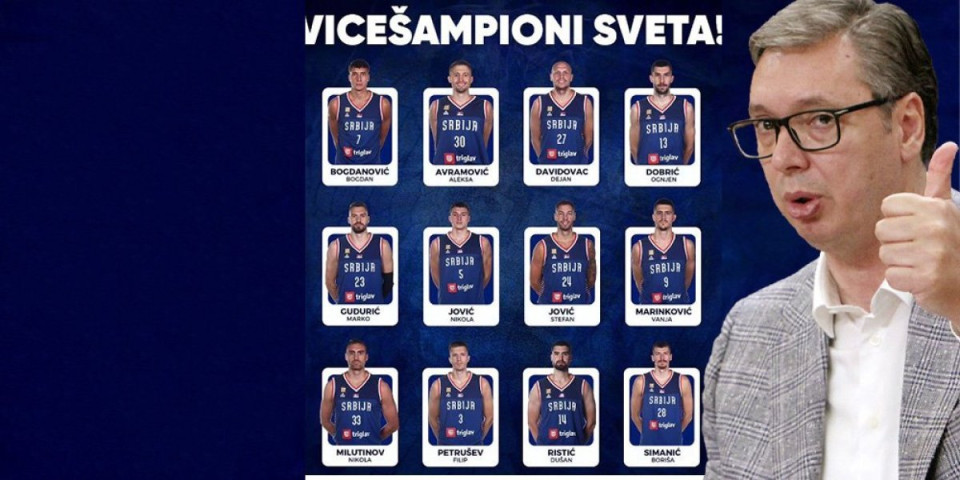 "Beskrajno vam hvala momci"! Predsednik Vučić čestitao košarkašima: Pokazali ste svetu koliko je jaka Srbija kada je jedinstvena