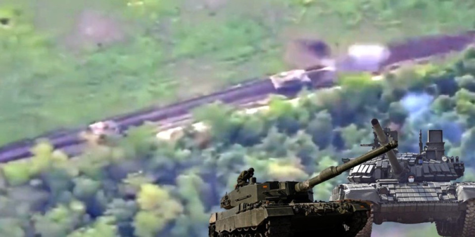 (VIDEO) Snimak iz Ukrajine zapalio planetu! Pogledajte žestok duel NATO i ruskih tenkova, pobednik je jasan!