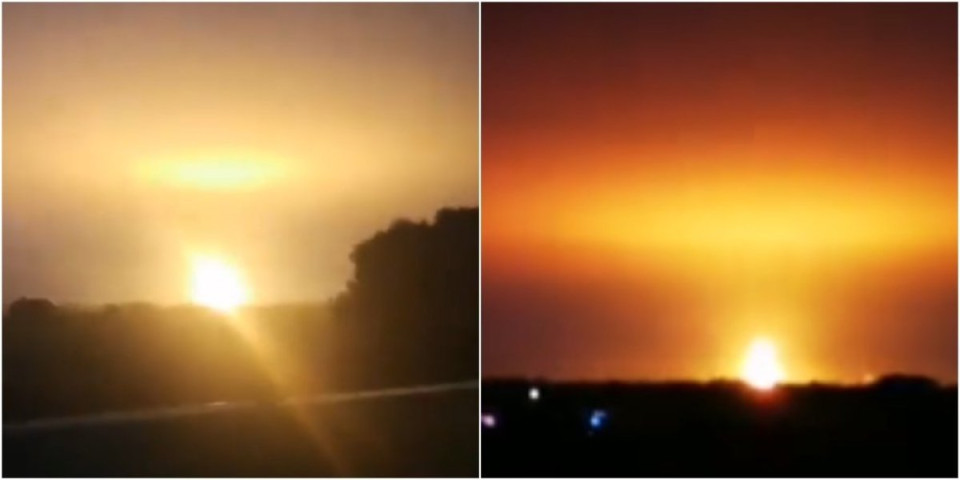 (VIDEO) Panika u Oksfordu, misteriozna eksplozija zatresla Englesku: Ogromna vatrena kugla obasjala noćno nebo, niko ne zna šta je uzrok!