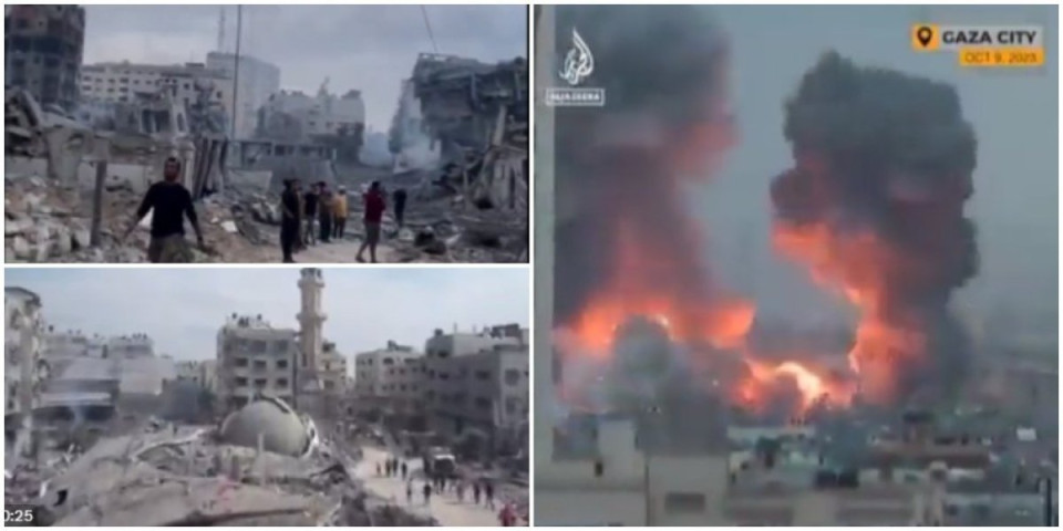 Totalno uništenje, kamen na kamenu ne ostaje! Ovako izgleda brutalna izraelska osveta u Gazi! (VIDEO)