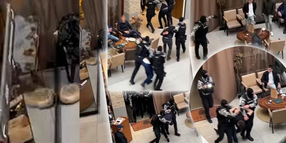 Hapšenje u beogradskom tržnom centru! Petorica muškarca odvedena sa lisicama na rukama! (VIDEO)