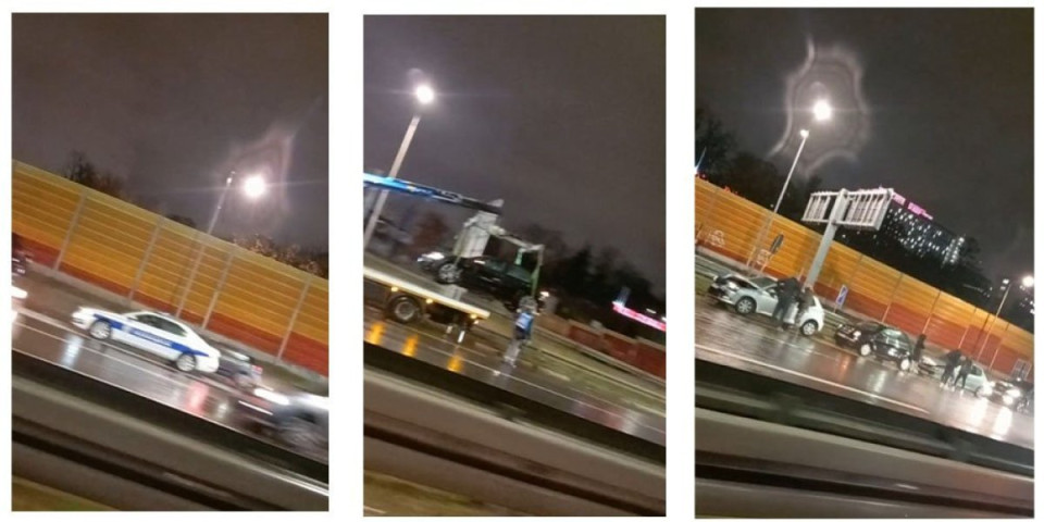 Lančani sudar na auto-putu u Beogradu! 13 vozila se slupalo kod Kliničkog centra ! (VIDEO)