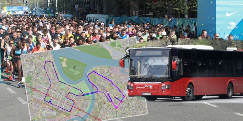 Zatvoren centar grada! Beogradski polumaraton menja 67 linija gradskog prevoza - Evo kako će danas raditi GSP!