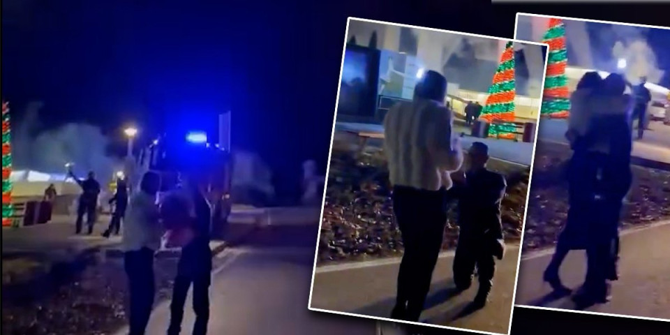 Vatrogasac tačno u ponoć zaprosio devojku na Avali! Vatromet i prsten za pravo iznenađenje (VIDEO)