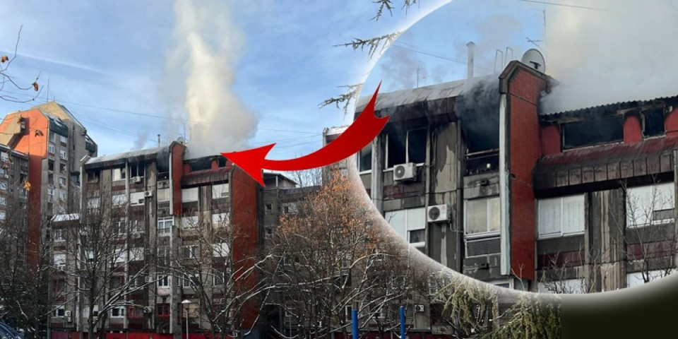 Poznato šta je izazvalo požar na Banjici! U stanu bila baka sa unucima - pobegli preko krova (FOTO)