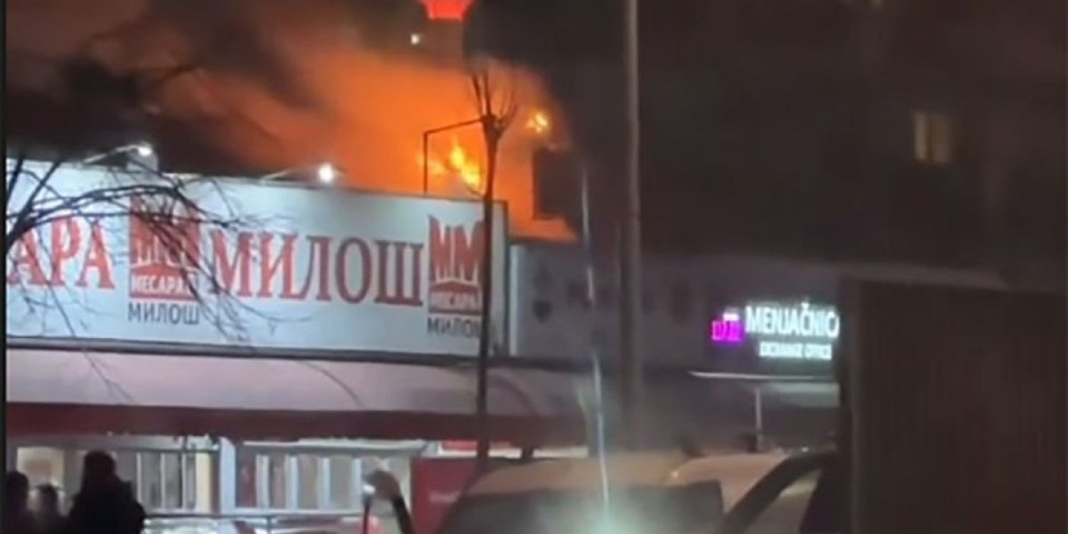 Još jedan požar u Beogradu: Zapalila se mesara u Ulici gladnih