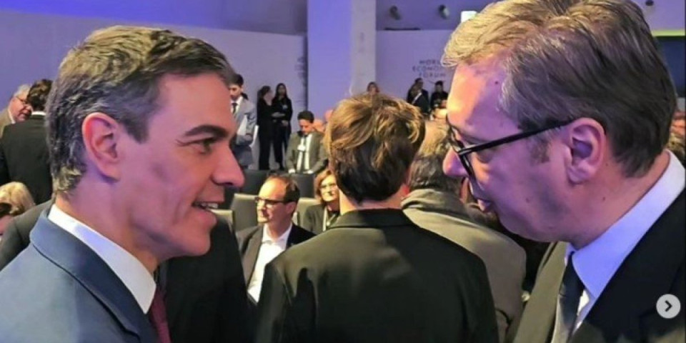 Pedro Sančez se obratio Vučiću tokom govora u Davosu! Predsednik Srbije: Pozvao sam ga da ponovo dođe u Srbiju